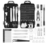 122 en 1 Kit Tournevis de Precision, Coffret Outillage, Jeu de Tournevis Précision Magnétiques compatible PC pour outils modelisme Ordinateur portable, téléphone portable et lunettes