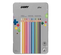[1222009] LAMY Crayon de couleur triangulaire plus, étui métal de 12