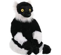 12230 Ck Peluche Vari Noir Et Blanc Lémurien Singe 30Cm