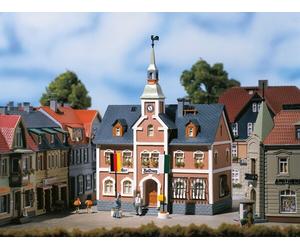 12241 Auhagen Ho Bâtiment Typique Avec Mairie Kit de Montage Échelle 1:87