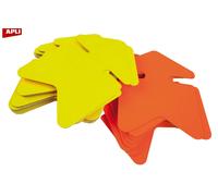 [122910-2] Agipa Lot de 2 Paquets de 10 éclatés fluo effaçable à sec 16 x 24 cm