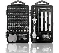122pcs Tournevis de Précision Mini DIY Outils Kit Outils de Réparation pour iPhone Ordinateur Portable PC Montre Lunettes & Electronique Outil Manuel Multifonction (Rouge)