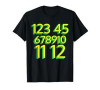 123 45 678910 11 12 | Street Song Teaches Counting T-Shirt