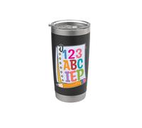 123 ABC IEP Éducation Spéciale Enseignant Autisme Sensibilisation IEP Gobelet isotherme en acier inoxydable double paroi