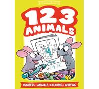 123 Animals: A Number Coloring Book
