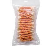 123... Chien avec nous - Rouleau à mâcher au filet de poulet 100 pièces - Barre à mâcher au poulet - Friandise pour chiens - Rouleaux à mâcher pour chiens - 900g