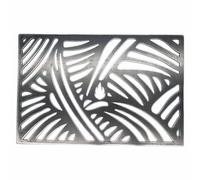 123 Grille de barbecue design Jungle I 54 x 34 cm I Grille de barbecue en acier de qualité supérieure I Grille à charbon massive de 4 mm d'épaisseur I Grille pour cheminée à gaz et barbecue à charbon