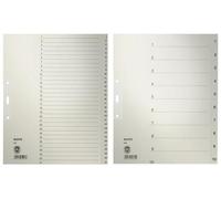 [12330085-3] LEITZ Lot de 3 intercalaires en papier naturel, numériques, form...