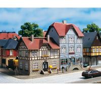 12346 Auhagen 2 Figure Urban Avec Boutiques et Vitrines Kit Montage Échelle Ho