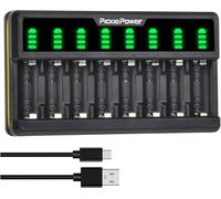 123a Battery Charger with 8 Quick Charger Slots for Arlo Camera (vmc3030 / vmk3200 / vms3330 / 3430/3530) and Flashlight