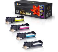 123Color Lot de 4 cartouches de toner alternatives compatibles avec Xerox Phaser 6125 6125N 6125VN Noir Cyan Magenta Jaune 106 R01334 106 R01333 106 R01332 106 R01331 Office Pro Serie