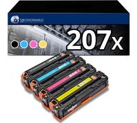 Pack 4 Toners compatibles HP 207X - 123CONSOMMABLES - Topromo