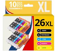 123CONSOMMABLES - 26XL - Pack Cartouche d'encre compatible avec Epson pour Epson Expression Premium XP-510 XP-520 XP-600 XP-605 XP-610 XP-615 XP-620 XP-625 XP-700 XP-710 XP-720 XP-800 XP-810
