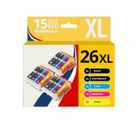 123CONSOMMABLES - 26XL - Pack Cartouche d'encre compatible avec Epson pour Epson Expression Premium XP-510 XP-520 XP-600 XP-605 XP-610 XP-615 XP-620