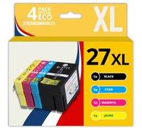 123CONSOMMABLES - 27XL Cartouches d'encre compatible avec Epson 27 27 XL pour Epson WF 3620 WF 7720 WF 3640 WF 7715 WF 7710 WF 7620 WF 7610 WF 7210 WF 7110 G
