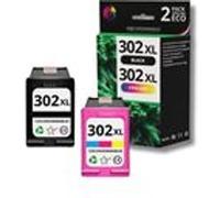 123CONSOMMABLES - 302XL - Pack 2 cartouches compatibles HP 302 XL - noir et couleurs Pack G