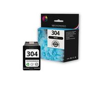 123CONSOMMABLES - 304 - Cartouches d'encre Remplacement pour HP Cartouche 304 Noir pour HP Deskjet 3760 2620 2625 2630 2635 2655 3700 3720 3755 Envy
