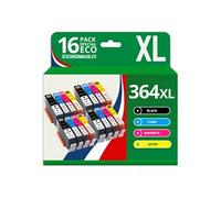 123CONSOMMABLES - 364XL - Cartouche compatible avec HP 364 XL d'encre Grande Capacité pour Photosmart 5510 5512 5515 5520 6510 6520 B110a B109a