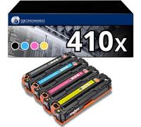 123CONSOMMABLES - 410X - Toners Compatible avec HP CF410A CF410X 410A 410X pour HP Color LaserJet Pro MFP M477fdw M477fnw M477fdn M452nw M377dw M452dn M452dw M477 M452 (Noir/Cyan/Magenta/Jaune)