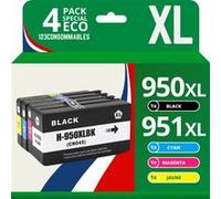Generique – Cartouches d'encre compatibles HP 950XL/951XL – Pack de 4 (Pack G)
