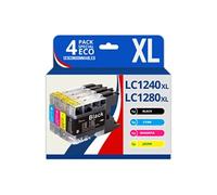 123CONSOMMABLES - LC1220/LC1240/LC1280 - Cartouches Encre Compatible avec Brother DCP-J725DW DCP-J925DW MFC-J430 MFC-J5910DW MFC-J625DW MFC-J6510DW