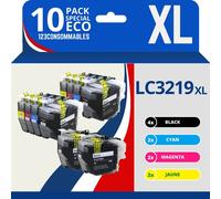 123CONSOMMABLES - LC3219XL Cartouches encre compatible avec Brother LC3219XL LC3219 LC3217 pour Brot