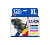 123CONSOMMABLES - LC426XL - Pack 12 cartouches compatibles avec Brother LC 426 LC426XL pour Brother MFC-J4335DW MFC-J4340DW MFC-J4535DW MFC-J4540DW