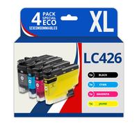 123CONSOMMABLES - LC426XL - Cartouches compatibles avec Brother LC 426 LC426XL pour Brother MFC-J4335DW MFC-J4340DW MFC-J4535DW MFC-J4540DW