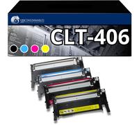 123CONSOMMABLES - P406C - Toner Compatible avec Samsung Xpress C460W CLX 3300 3305 3305W C467W CLT-4