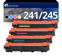 123CONSOMMABLES - Pack 4 Toners Compatible Brother TN-241/TN-245 XL