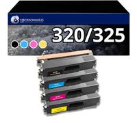 123CONSOMMABLES - Pack 4 Toners Compatible Brother TN-325