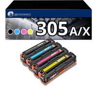 123CONSOMMABLES - Pack 4 toners compatible HP 305A/X