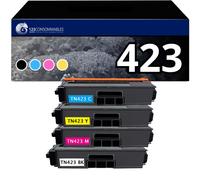 Pack 4 Toners compatibles BROTHER TN-423 - 123CONSOMMABLES - Topromo