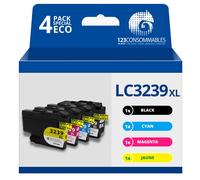 123CONSOMMABLES - Pack compatible avec BROTHER LC-3239XL 4 cartouches