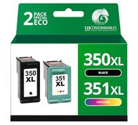 Pack compatible avec HP 350XL 351XL noir et couleur Pack
