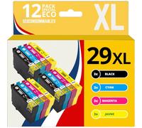 Pack compatible EPSON T29XL, 12 cartouches - 123CONSOMMABLES - Topromo