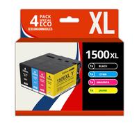 Pack 4 cartouches compatibles CANON PGI1500XL