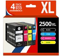 123CONSOMMABLES - PGI-2500XL - Pack 4 Cartouche encre Compatible pour Canon PGL-2500 PGI 2500XL PGL2