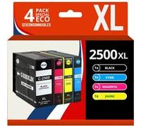 123CONSOMMABLES - PGI-2500XL - Pack 4 Cartouche encre Compatible pour Canon PGL-2500 PGI 2500XL PGL2500XL pour Canon Maxify MB5150 MB5450 MB5050 MB5350 MB5050 MB5155 (1 Noir / 1 Cyan / 1 Magenta / 1 J