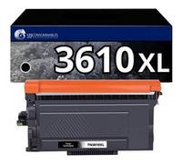 123CONSOMMABLES - TN-3610XL Toner Compatible avec Brother TN3610 XL HL-L6410DN, MFC-L6910DN G