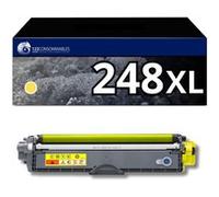 Toner compatible avec Brother TN248XLY jaune - 123CONSOMMABLES - Topromo