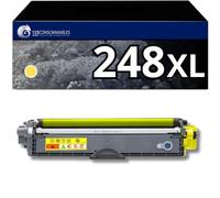 123CONSOMMABLES - TN248XL - Toner TN248 Jaune pour Brother DCP-L3560CDW | Compatible avec Brother MFC-L3760CDW, MFC-L8390CDW, HL-L3240CDW, HL-L3220CW et DCP-L3520CDW