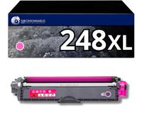 123CONSOMMABLES - TN248XL - Toner TN248 Magenta pour Brother DCP-L3560CDW | Compatible avec Brother MFC-L3760CDW, MFC-L8390CDW, HL-L3240CDW, HL-L3220CW et DCP-L3520CDW