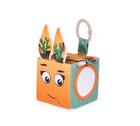 123EVEIL - Cube d'éveil français - thème Le Far West, Jouet sensoriel pour bébé