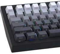124 Toetsen Keycaps, PBT Cherry profiel Keycaps Dye-Sub Kant Graveren Keycaps Cherry MX Switch Keycaps voor Mechanische Gaming Toetsenbord (Faint Dust)