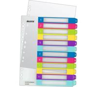 [12440000] LEITZ Intercalaires numérique imprimables WOW 12 touches, A4+,coul...