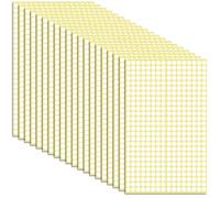 12480 Pièces Gommettes Autocollantes Pastilles Adhésives 6mm Petits Cercles Gommettes Rondes Pastilles Autocollantes Gommette Ronde Couleur pour Maison Ecole Bureau et Magasin (Blanc)