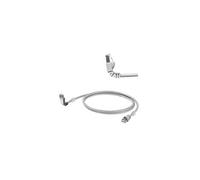 1248280005 RJ45 Câble réseau, câble patch CAT 6a S/FTP 0.50 m gris certifié UL