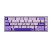 124Keys - Touches de sorcière givre de dessin animé XDA profil épais PBT pour clavier mécanique 61/87/104/108 Clavier mécanique Keycapoard 124 touches de dessin animé Frost Witch Keycaps XDA