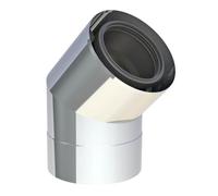 Ø 125 / 190 mm Jeremias TWIN P Angle 45° rigide